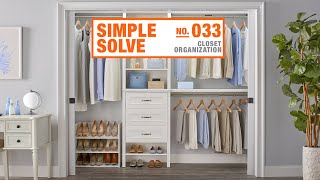 How to Organize your Closet Tips amp Ideas  The Home Depot Canada [upl. by Reiser633]