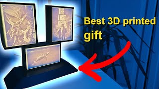 Creating a OneofaKind Gift 3D Printed Lithophane Lamp [upl. by Amberly51]