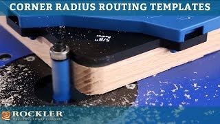 Rockler Corner Radius Routing Templates [upl. by Assyli]