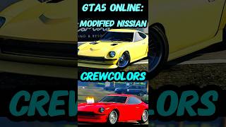 NEW GTA 5 CUSTOM CREW COLORS for Karin 190Z HEX CODES [upl. by Cailly]