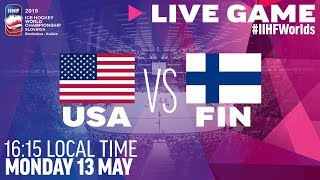 USA vs Finland  Full Game  2019 IIHF Ice Hockey World Championship [upl. by Rochkind]