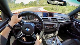 530hp 2015 BMW M4 DCT  POV Driving Review [upl. by Traweek]