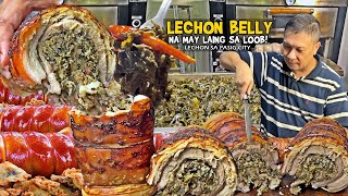 SPICY LECHON BELLY na may quotLAING sa LOOBquot na Nakatago sa Pasig UNIQUE ang VERSION ng LECHON dito [upl. by Venuti]