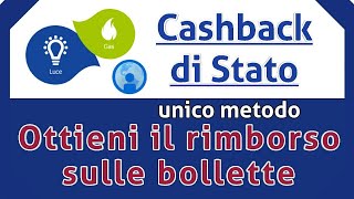 Cashback sulle bollette di luce e gas  come ottenere il rimborso [upl. by Zul]