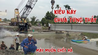 Quá NểAi Nghỉ Ra Cách Này Di Chuyển Dầm Cầu Gần 50 Tấn Qua Sông Phải Gọi Là Sư Phụ [upl. by Anyrak494]