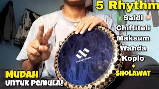 5 RITEM MAJLIS WAJIB BISA  Tutorial Darbuka  sholawat [upl. by Dilan]