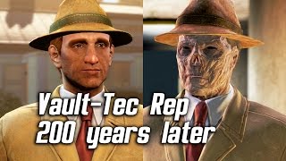 Fallout 4  Meeting VaultTec Representative 200 Years Later [upl. by Anayhd]