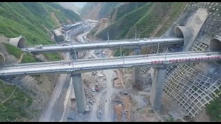 Railway Tunnel with Chinas Biggest Cross Section Completed in NW China [upl. by Dimmick221]