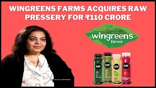 Wingreens Farms Acquires Natural Beverage Startup Raw Pressery  NBB News [upl. by Pironi]