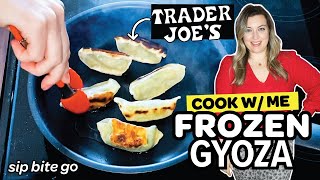 Trader Joes Gyoza Cooking Instructions From Frozen [upl. by Yarehs]