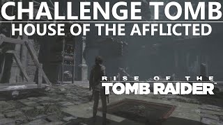 Rise of the Tomb Raider House of the Afflicted Challenge Tomb Geothermal Valley Puzzle Solution [upl. by Norraf]