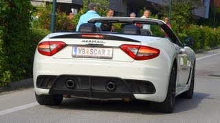 Maserati GranCabrio MC Stradale  Sound and Revs [upl. by Ilecara]