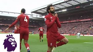 Mohamed Salah curls in unbelievable goal against Chelsea  Premier League  NBC Sports [upl. by Emixam]