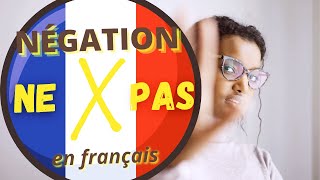 Clase principiante 12 La negación en francés  La négation en français [upl. by Gerfen]