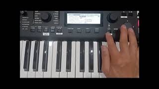 Korg Kross 2 TransposeKey [upl. by Leuas]