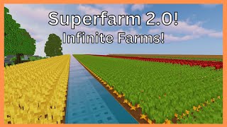 Updated SuperFarm Garden Update Hypixel Skyblock [upl. by Grory]