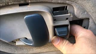 How to repair broken door lock on 1999 Chevrolet K1500 [upl. by Denni]