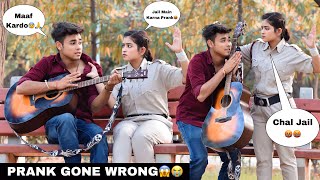 Totla Proposing Prank On Lady Police Gone Wrong😱  Impressing Epic Reaction With Singing  Jhopdi K [upl. by Etyam298]