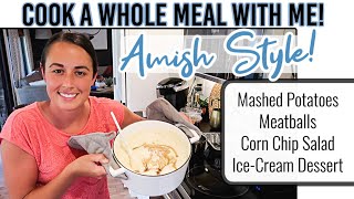 AMISHMENNONITE STYLE RECIPES  COOK WITH ME  MASHED POTATOES [upl. by Selmore]