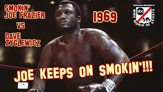 Joe Frazier vs Dave Zyglewicz ABC 1080p 60fps 1969 [upl. by Itsa852]