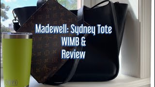 Madewell Sydney tote WIMB amp Review [upl. by Ardolino]