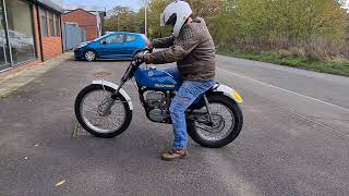 1976 BULTACO 250cc SHERPA TEST RIDE [upl. by Saied771]