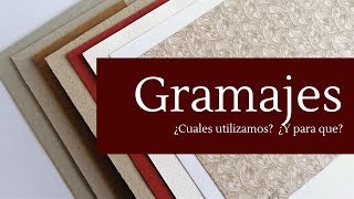 ¿QUE GRAMAJE UTILIZAR EN CARTONES CARTULINAS Y PAPELES  TIPS  LLUNA NOVA SCRAP [upl. by Ycrem309]