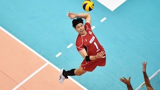 Kunihiro Shimizu 清水邦広 part 1  Japan vs Egypt Mens FIVB 2015 World Cup Volleyball Highlights [upl. by Niletak]