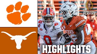 CFP First Round Clemson Tigers vs Texas Longhorns  Full Game Highlights  ESPN College Football [upl. by Otreblig]