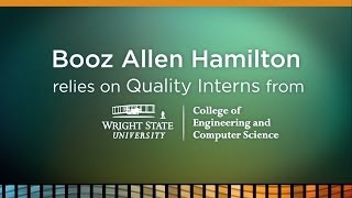 Booz Allen Hamilton Building a workforce of Wright State interns and graduates [upl. by Sneve]