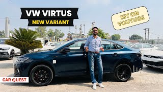 2024 VW Virtus GT Plus Sport  New Variant Walkaround  Car Quest [upl. by Arorua]