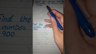 Find Square Root of 900 by division method 900 ka Vargmul √900 [upl. by Caroline632]