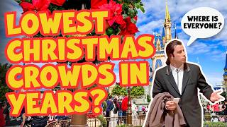 Data Shows The Lowest Christmas Crowds at Disney World In Years [upl. by Onaicnop]