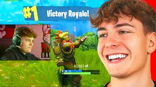 Clix Reacts to his FIRST EVER Fortnite Win [upl. by Mirabelle882]