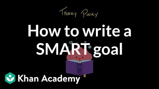 LearnStorm Growth Mindset How to write a SMART goal [upl. by Ilwain]