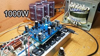 Amazing 1000W amplifier circuit Gerber File [upl. by Leissam]