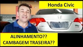 Cambagem traseira Honda Civic [upl. by Fairbanks]