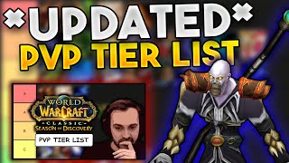 UPDATED ULTIMATE SoD PvP Tier List  WoW Classic [upl. by Ahsinnor145]