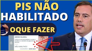 PisPasep2022 NÃO HABILITADO OQUE FAZER PRA RECEBER PIS2022 [upl. by Radmen693]