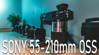 BUDGET Telephoto Lens SONY 55210mm f4563 OSS  apsc [upl. by Llydnek]