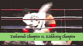 Taekwondo ITF Champion vs Kickboxing Champion  Lawrence Kenshin [upl. by Goltz225]