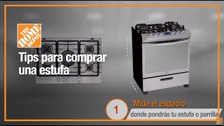 Tips para comprar una estufa  Línea Blanca  The Home Depot Mx [upl. by Essyla]