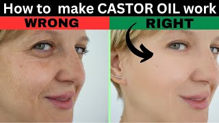 Castor Oil For Your Face  INCREASE benefits by 3 TIMES  The Right WAY to use it to [upl. by Mabel1]