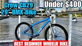 Is This The BEST Wheelie Bike For Beginners  Crew Bike CB29 BMX Bike Review [upl. by Cirdor]