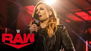 Becky Lynch announces she’s pregnant Raw May 11 2020 [upl. by Nuawed53]