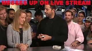 WOW David Blaine messes up A TRICK the GREATEST Magicians ever on LIVE TV HD Redeems Himself [upl. by Debra]