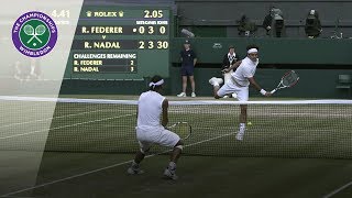 Roger Federer vs Rafael Nadal  Wimbledon 2008  Best Rallies [upl. by Cawley]