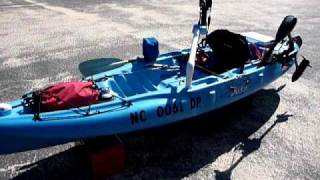 How to install a trolling motor on a fishing kayak part 2 [upl. by Naniac]