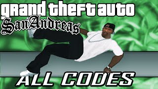 GTA San Andreas  ALL CHEATS  Demonstration PCPS2PS3XboxXbox360 [upl. by Adabel]