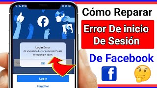 Cómo reparar el error de inicio de sesión de Facebook 2022  Error de inicio de sesión de Facebook [upl. by Rekab500]